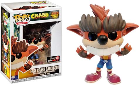 Funko Fake Crash Bandicoot Gamestop Exclusive Crash Bandicoot X Pop
