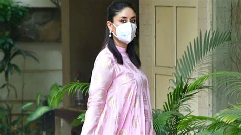 Kareena Kapoor Khans Floor Length Pink Anarkali Is The Perfect Diwali Outfit For Expecting Moms
