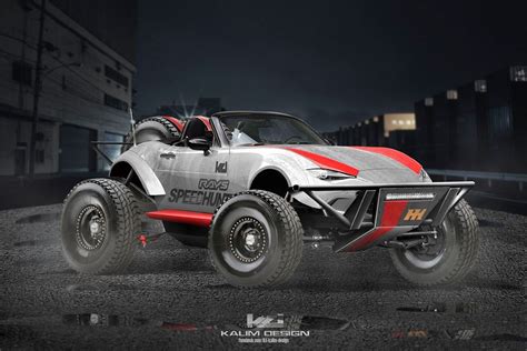 Jacked Up 2016 Mazda Miata Is Ready For Offroading In This Rendering