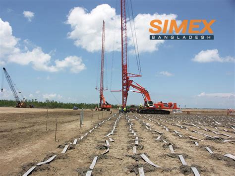 Install Prefabricated Vertical Drain With Simex Bangladesh In