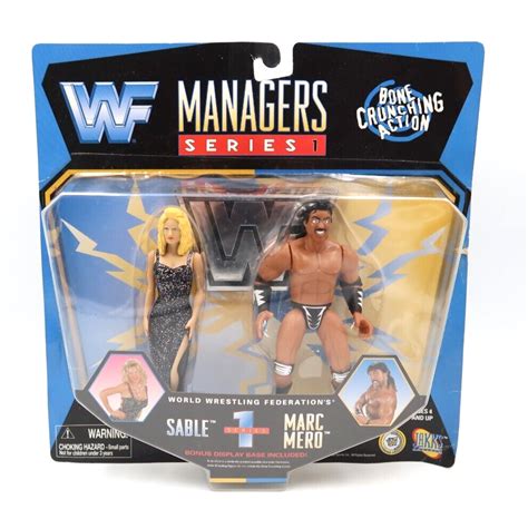 1997 Wwf Jakks Pacific Managers Series 1 Sable And Marc Mero Wrestling