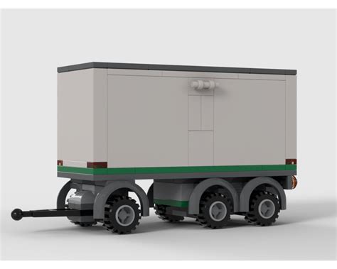 Lego Moc Trailer With 3 Axles For Set 60020 By Svenknie Rebrickable