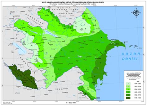Azerbaijan Climate Map