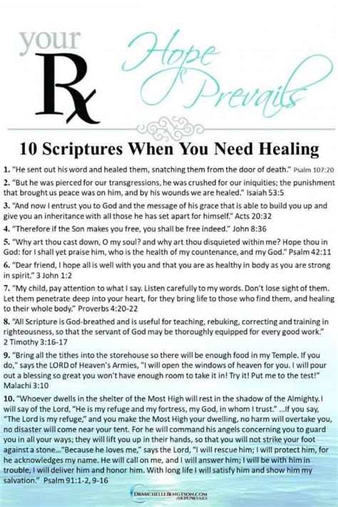 10 Scriptures When You Need Healing Dr Michelle Bengtson Prayer