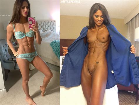 Clothed And Unclothed Aspen Rae R Fbb Nsfw