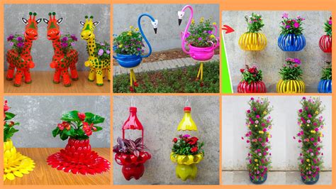 Beautiful Garden Decor From Plastic Bottles Crazzy Crafting