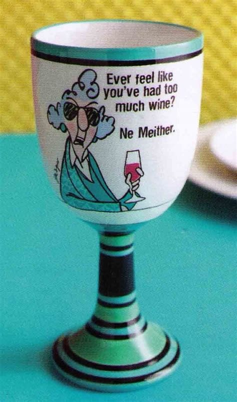 Hallmark Maxine Max9008 Ne Meither Wine Glass Wine Glasses