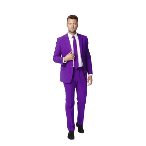 Opposuits Opposuits Mens Purple Prince Solid Color Suit Walmart