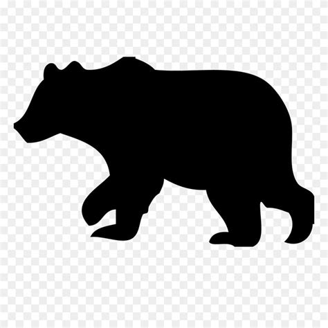 Grizzly Bear Silhouette
