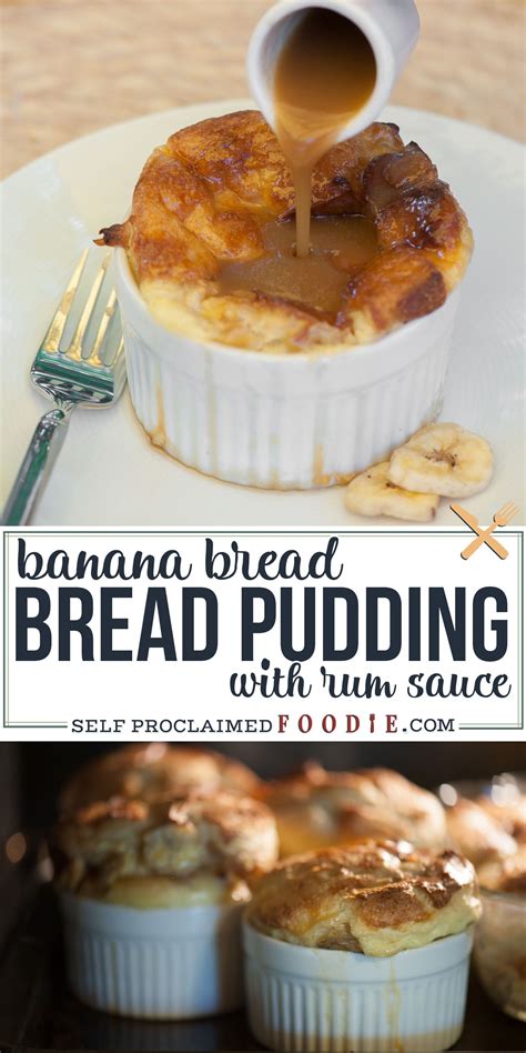 This is an easy banana bread recipe that gives perfect results every time. BANANA BREAD PUDDING WITH RUM SAUCE | Banana bread pudding ...