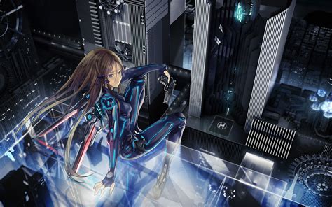 Cyberpunk Anime Girl Wallpapers Top Free Cyberpunk Anime Girl