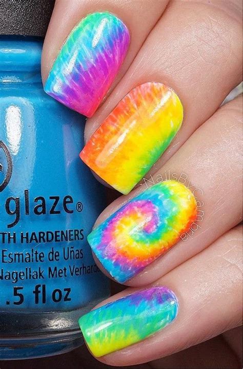 30 Rainbow Nail Art Ideas Art And Design
