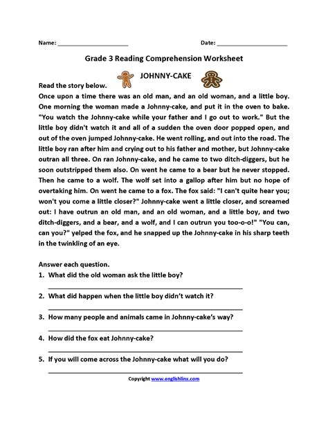 Just click on the worksheet title to view details about the pdf and print or download to your computer. Reading Comprehension Worksheets For Grade 5 Pdf ...