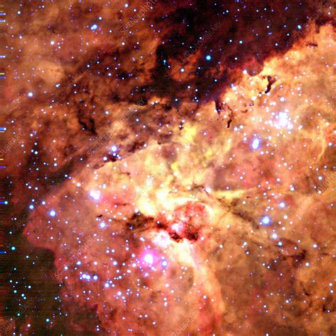 Ccd Optical Image Of Heart Of Eta Carinae Nebula Stock Image R574