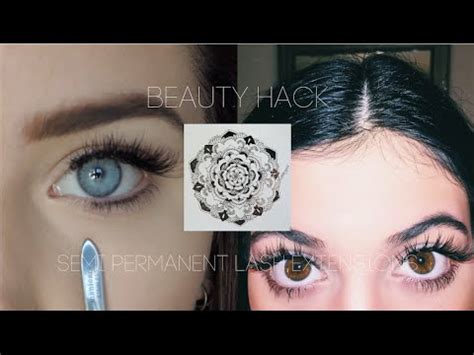 Duck tape, glass palate(you can purchase from ebay $5),paper towel cardboard roll, scissor, tape. Beauty Hack How To DIY Eyelash Extensions - YouTube