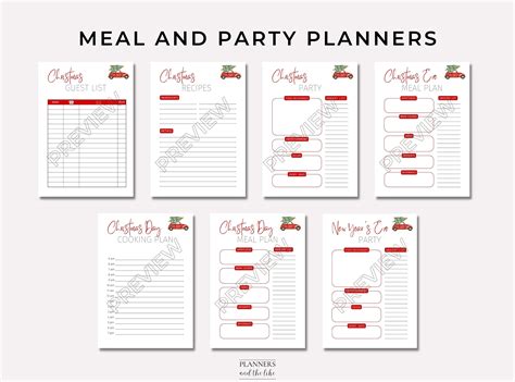 Christmas Planner Printable Holiday Planner Printable - Etsy
