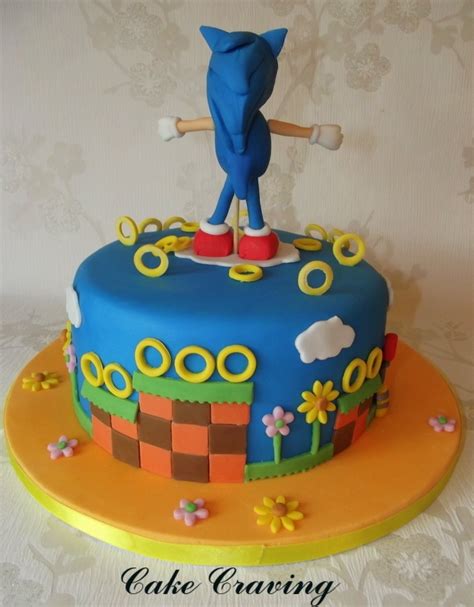 Edible sonic cake topper figure the hedgehog decoration personalised knuckles xl. Sonic The Hedgehog - CakeCentral.com