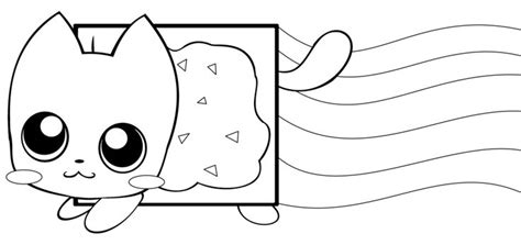 Nyan Cat Coloring Pages Clipart Free Printable Coloring Pages
