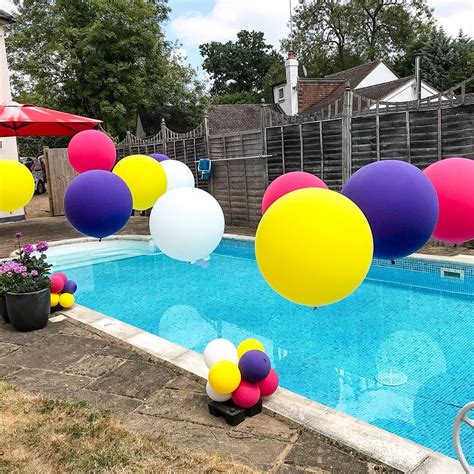 Pool Party Pool Party Balloon Installation Event Inspiration