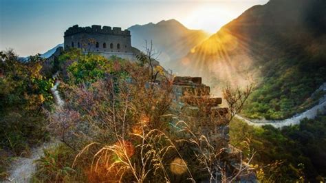 The Great Wall Of China Landscape Hd Wallpaper Wallpaperfx