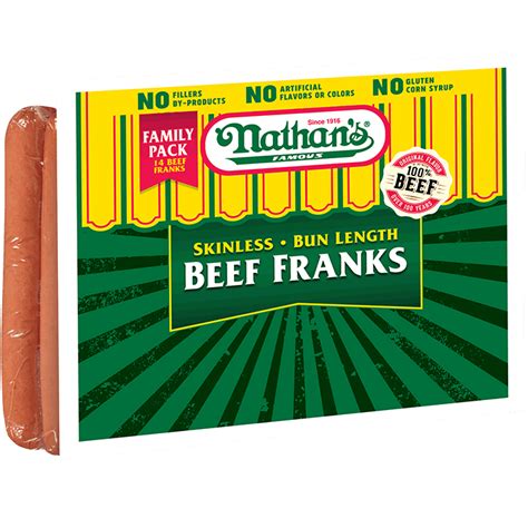 Nathan S Famous Skinless Beef Franks Ubicaciondepersonas Cdmx Gob Mx