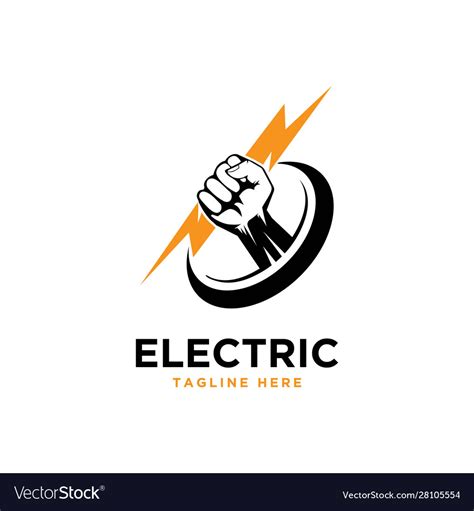 Electric Logo Royalty Free Vector Image Vectorstock
