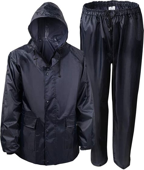 Hood Waterproof Rain Suits For Men Women Work Rain Suit Jackets