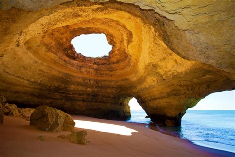 The World Most Beautiful Places Benagil Sea Cave Algarve Portugal