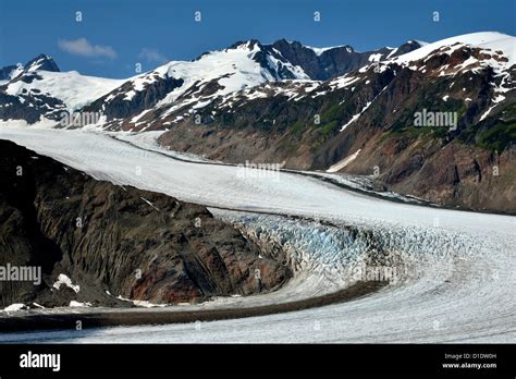 The Salmon Glacier And Mountains Of Northern British Columbia Canada