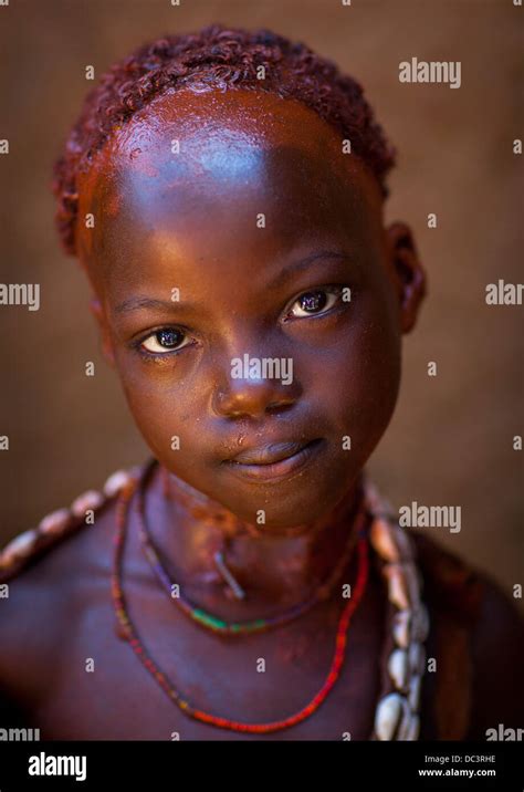 Hamer Stamm Mädchen Turmi Omo Tal Äthiopien Stockfoto Bild