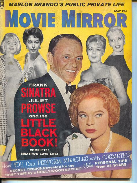 Movie Mirror Frank Sinatra Marilyn Monroe Marlon Brando May 1962 1962 Magazine Périodique