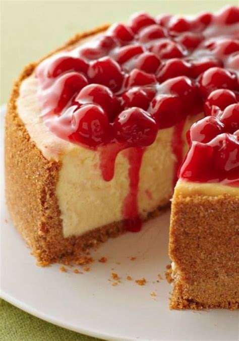 Kraftrecipes Our Best Cheesecake A Rich Creamy Cherry Topped