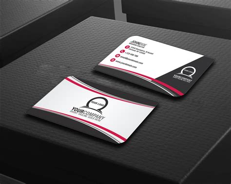 Simple Professional Business Card Design Style 2 By