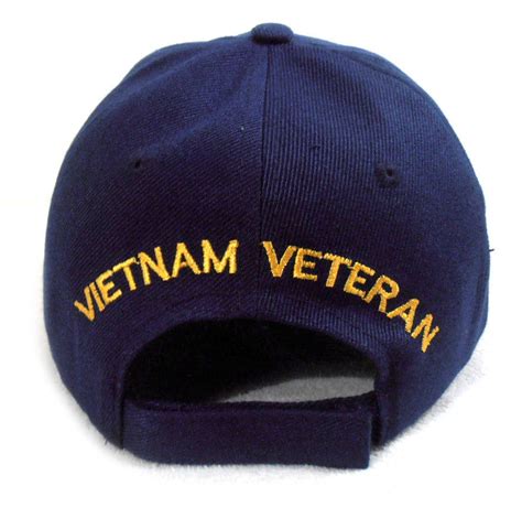 Us Air Force Vietnam Veteran Hat Blue Adjustable Cap Cyberteez