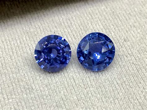 Certified Unheated Cornflower Blue Sapphire Pair 🇱🇰 Lihiniya Gems