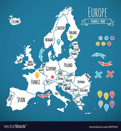 Map Of Europe Travel Real Map