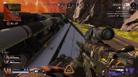 Apex Legends Season 5 Quick Squad Wipe With Gibby Youtube