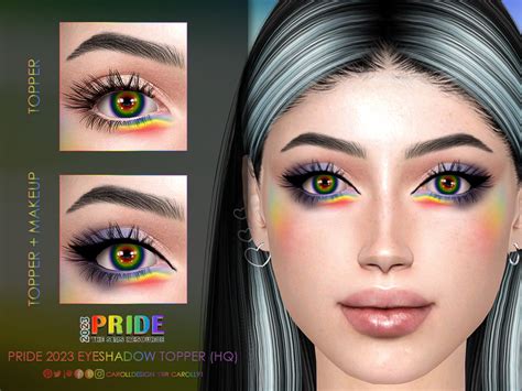 The Sims Resource Pride 2023 Eyeshadow Topper Hq