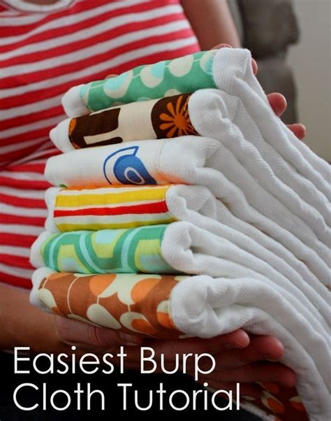 30 Things To Sew In 30 Minutes Burp Cloth Tutorial Baby Burp Cloths