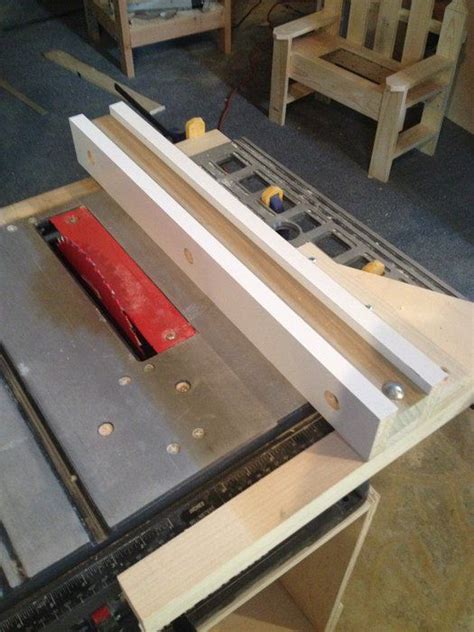 Rip the base piece about 12 inches wide and make the fence 3 inches wide. new table saw rip fence - by Domeinc Lupo @ LumberJocks.com ~ woodworking community | Diy table ...