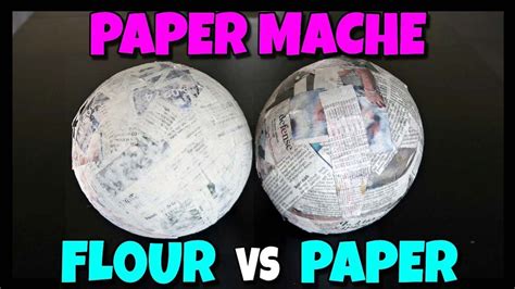 How To Paper Mache Flour Vs Glue 📍 How To With Kristin Youtube