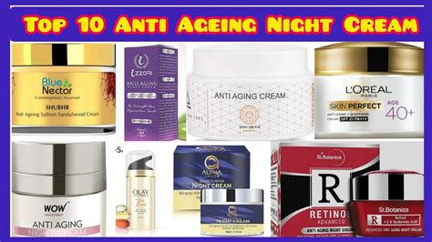 Top 10 Anti Ageing Night Cream In India Youtube