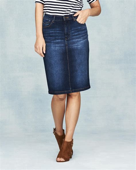 denim knee length skirt skirts denim skirts knee length short jean skirt