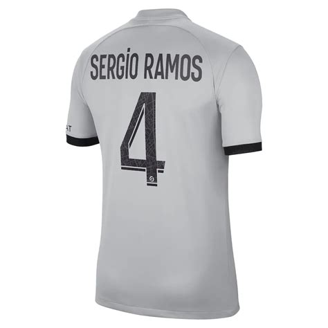 Sergio Ramos 4 Paris Saint Germain Psg 2223 Away Jersey Sidejersey