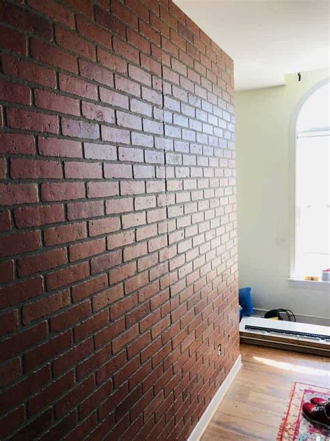 How To Install Faux Brick Paneling Place Of My Taste