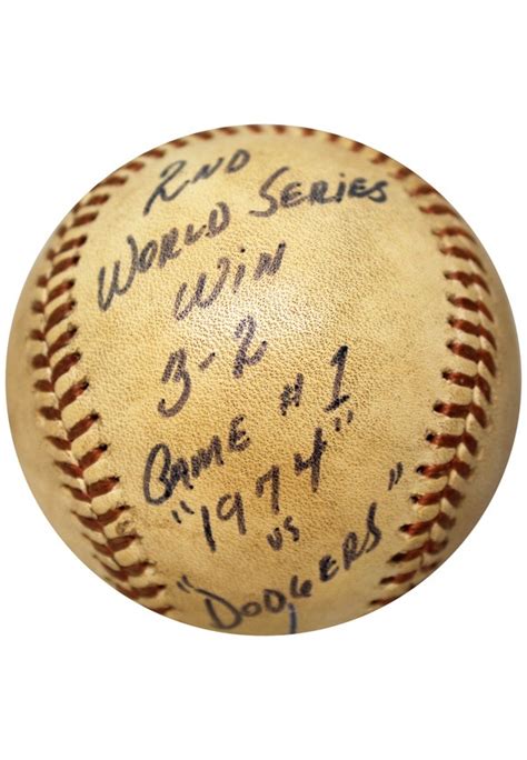 Lot Detail 1974 Rollie Fingers Oakland As Game Used Autographed