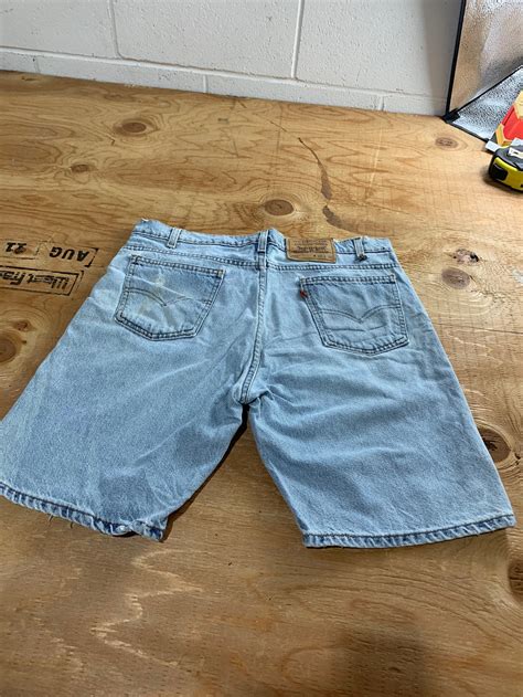 Vintage Levi Jean Shorts Branded Denim Summer Jorts Etsy