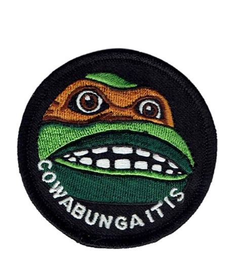 Cowabunga It Is Hook And Loop Fastener Tactical State Of Mind Etsy