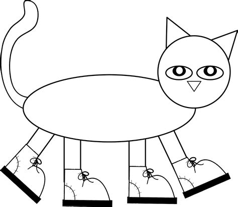 This story teaches kids about different foods and their colors. Pete the cat coloring page | The Sun Flower Pages