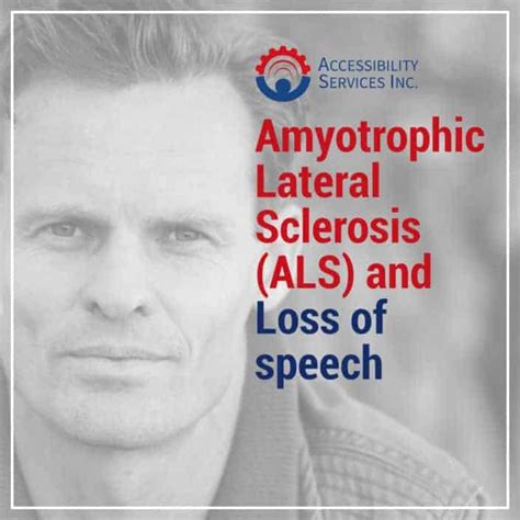 Amyotrophic Lateral Sclerosis Als And Loss Of Speech